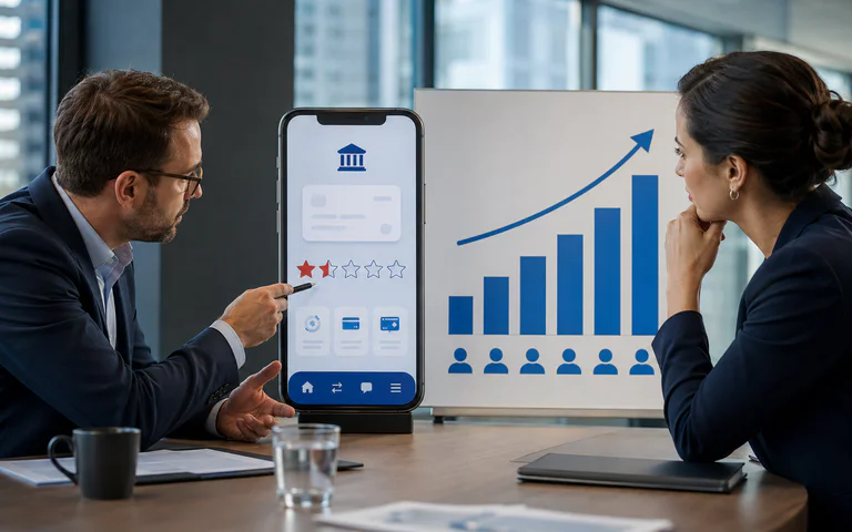 Case study: a 2.1-star app with rising usage