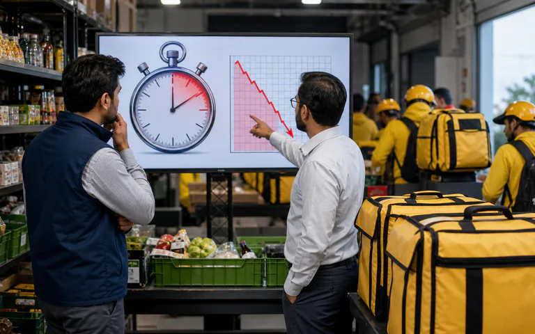 Case study: the ten-minute delivery promise is losing money