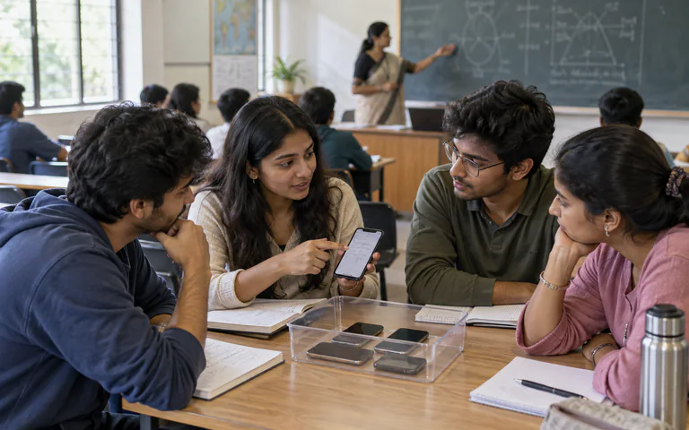 Colleges should ban phones inside the classroom