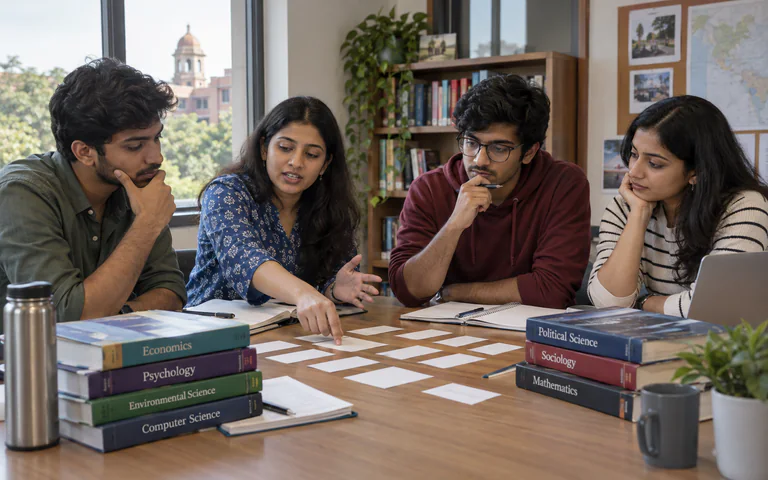 Students should choose a quarter of their own syllabus