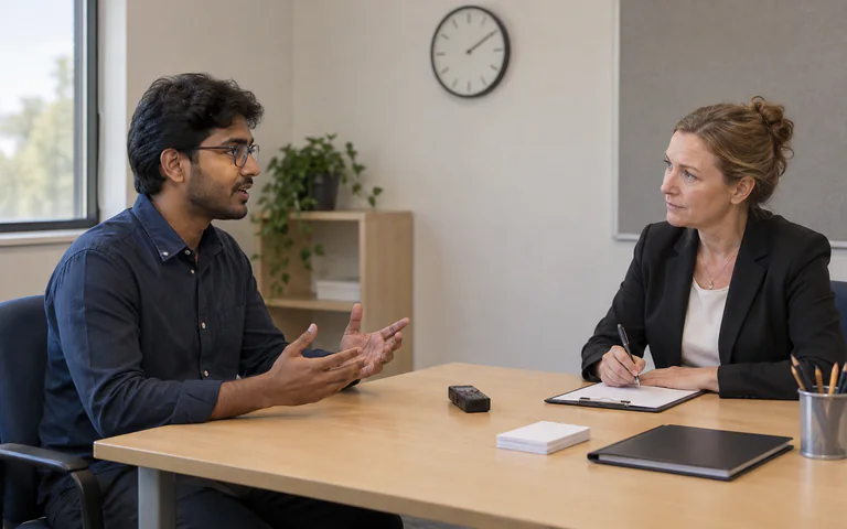 IELTS Speaking — full 3-part simulation