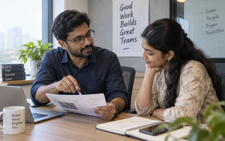 Giving a junior honest feedback without crushing them