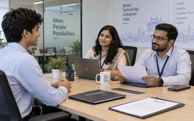 HR round: mass-recruiting IT services company