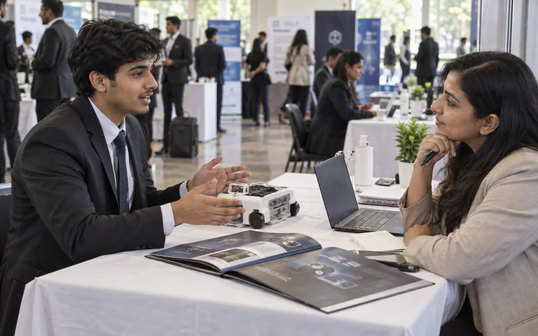 "Why this company?" — when nine companies came to campus
