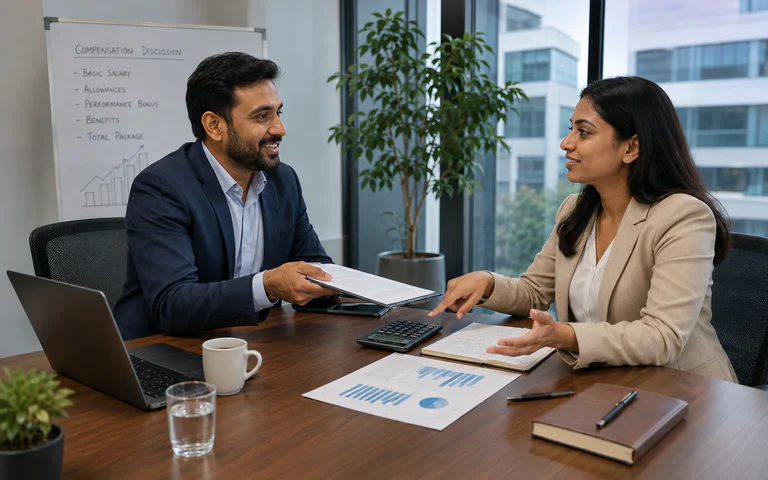 Negotiate your salary with a hiring manager